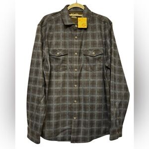 Woodys Retro Lounge Flannel Shirt Size XL